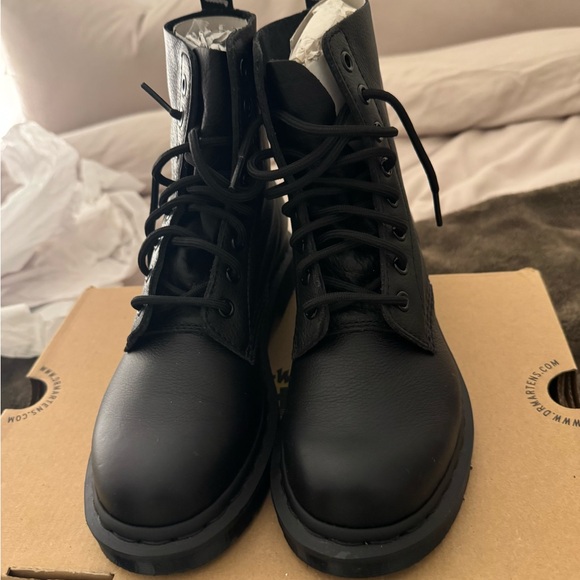 Dr. Martens Shoes - Dr. Martens Black Pascal Mono Boots